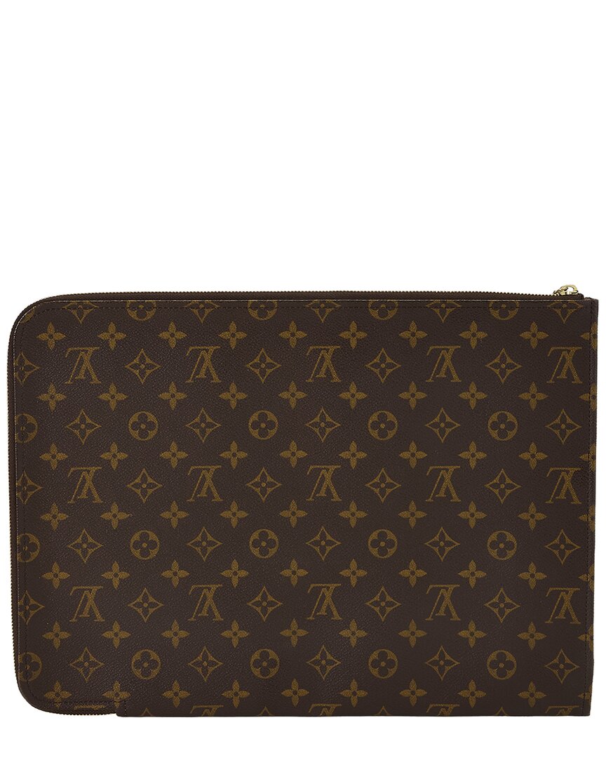 Louis Vuitton Louis Vuitton Brown Monogram Canvas Poche Documents Gm (Authentic Pre-Loved)