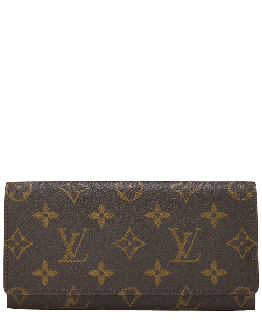 Louis Vuitton Louis Vuitton Brown Monogram Canvas Porte Yen 3 Cartes Credit (Authentic