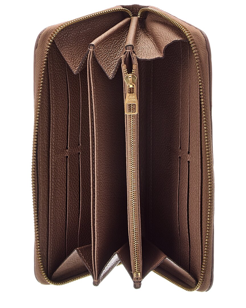 Louis Vuitton Louis Vuitton Taupe Glace Empreinte Leather Zippy Wallet (Authentic Pre-Loved)