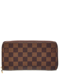 Louis Vuitton Louis Vuitton Brown Damier Ebene Canvas Zippy Wallet (Authentic Pre-Loved)