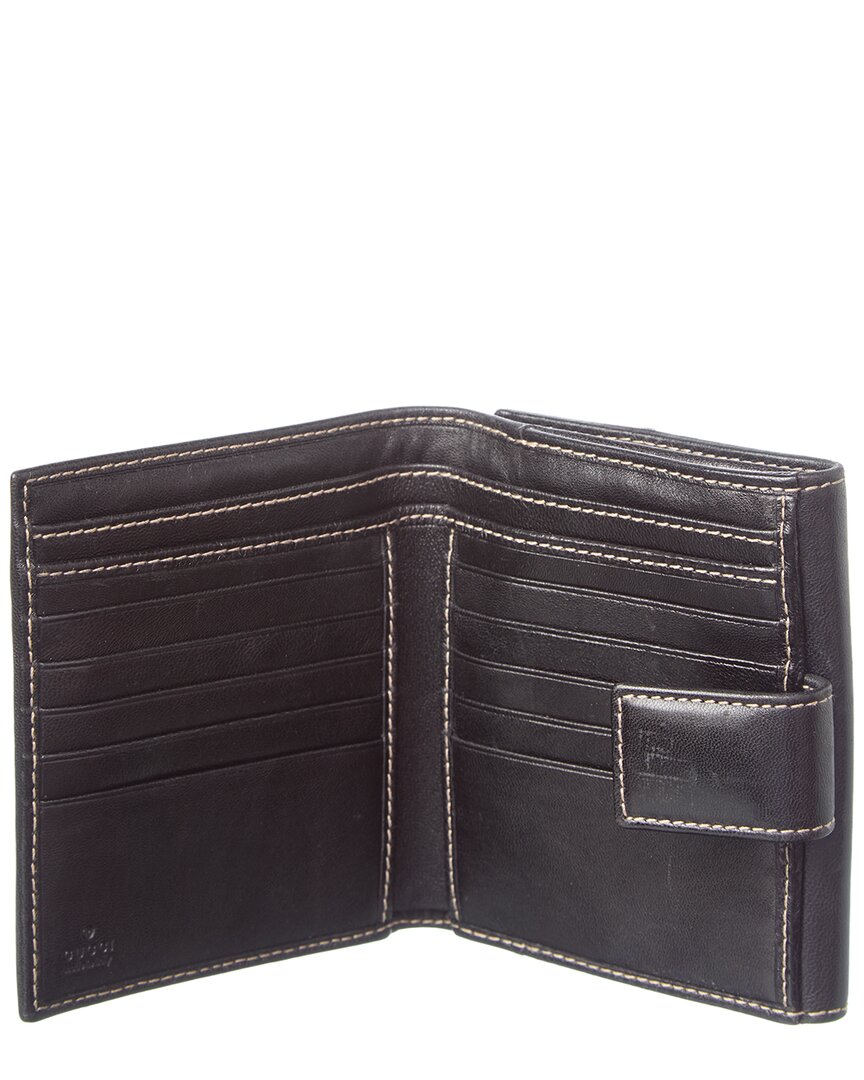 Gucci Gucci Black Leather Wallet (Authentic Pre-Loved)