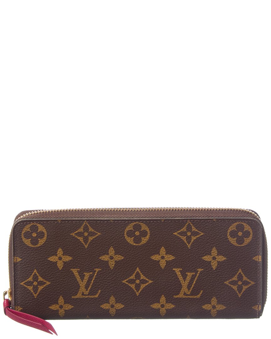 Louis Vuitton Louis Vuitton Brown Monogram Canvas Clemence Wallet (Authentic Pre-Loved)