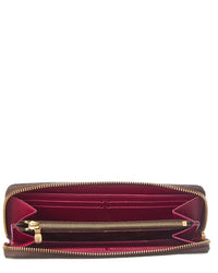 Louis Vuitton Louis Vuitton Brown Monogram Canvas Clemence Wallet (Authentic Pre-Loved)
