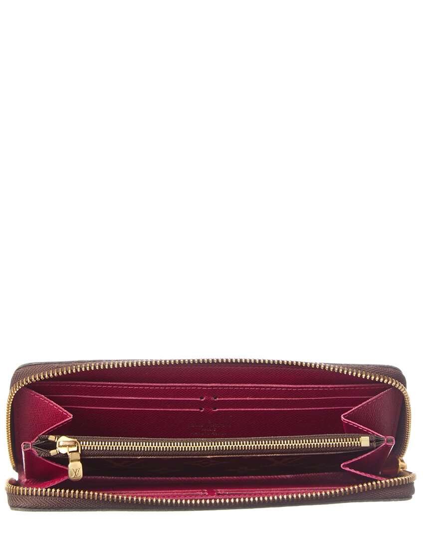 Louis Vuitton Louis Vuitton Brown Monogram Canvas Clemence Wallet (Authentic Pre-Loved)