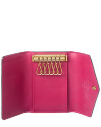 Louis Vuitton Louis Vuitton Pink Vernis Leather Multicles 6 Key Holder Cherry (Authentic