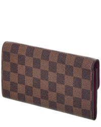 Louis Vuitton Louis Vuitton Brown Damier Ebene Emilie Wallet (Authentic Pre-Loved)