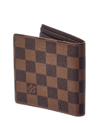 Louis Vuitton Louis Vuitton Brown Damier Ebene Marco Wallet (Authentic Pre-Loved)
