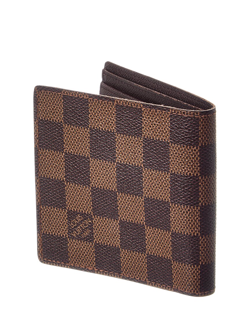 Louis Vuitton Louis Vuitton Brown Damier Ebene Marco Wallet (Authentic Pre-Loved)