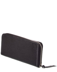 Louis Vuitton Louis Vuitton Black Calf Leather Wallet (Authentic Pre-Loved)
