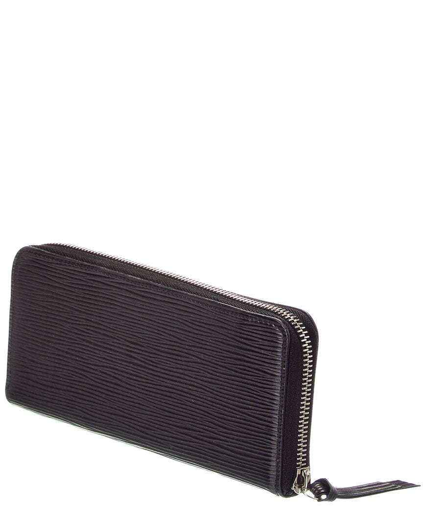 Louis Vuitton Louis Vuitton Black Calf Leather Wallet (Authentic Pre-Loved)