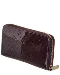 Louis Vuitton Louis Vuitton Amarante Monogram Vernis Calf Patent Leather Zippy Wallet