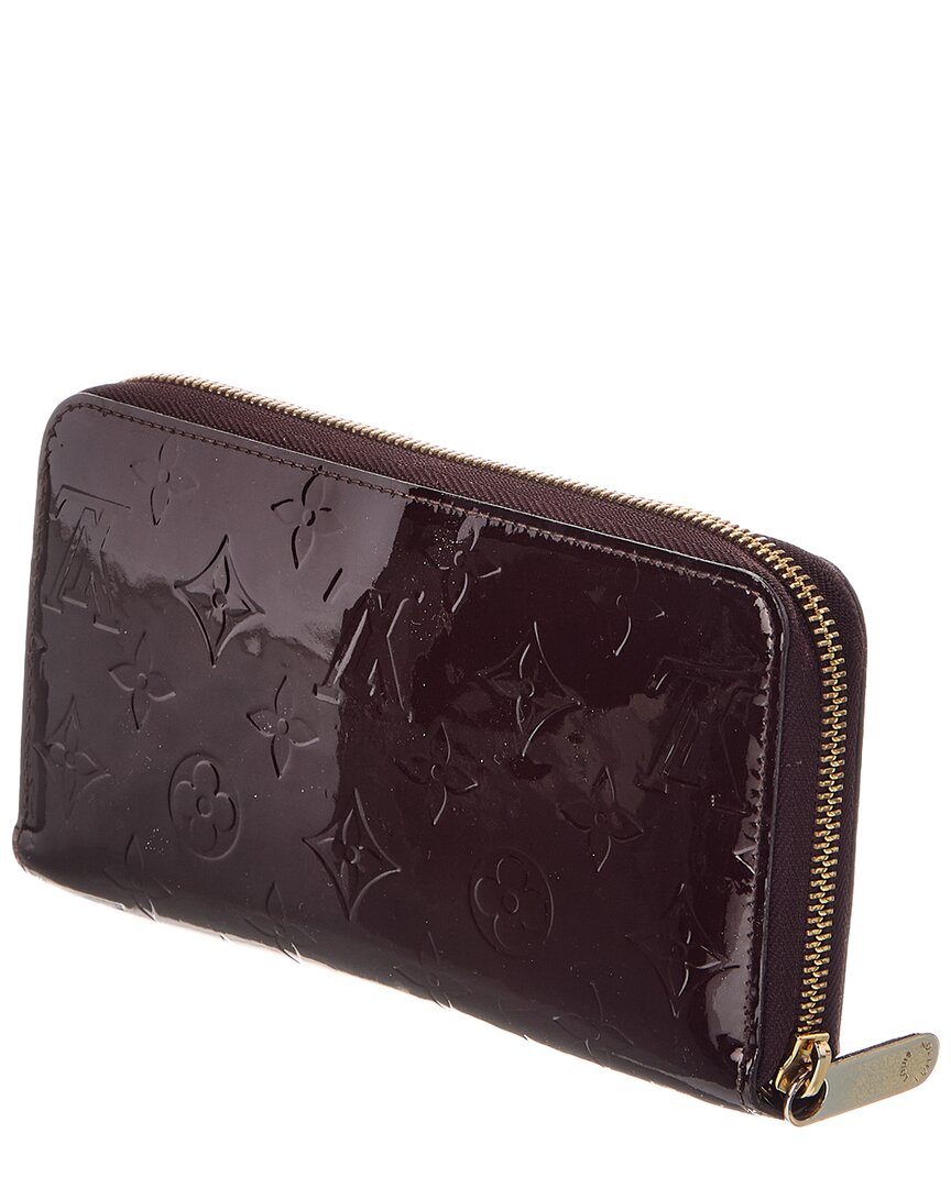 Louis Vuitton Louis Vuitton Amarante Monogram Vernis Calf Patent Leather Zippy Wallet