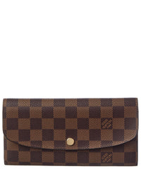 Louis Vuitton Louis Vuitton Brown Damier Ebene Coated Canvas Emilie (Authentic Pre-Loved)