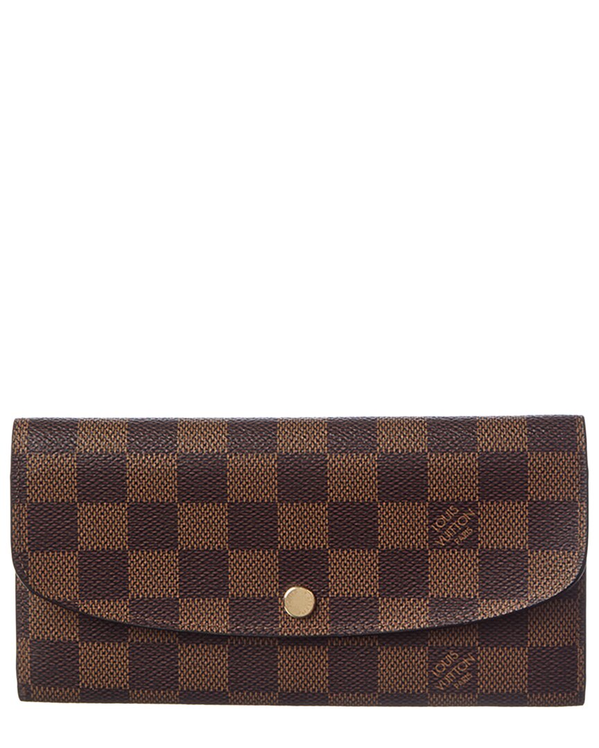Louis Vuitton Louis Vuitton Brown Damier Ebene Coated Canvas Emilie (Authentic Pre-Loved)
