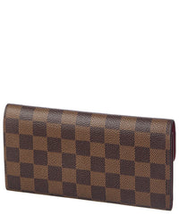 Louis Vuitton Louis Vuitton Brown Damier Ebene Coated Canvas Emilie (Authentic Pre-Loved)