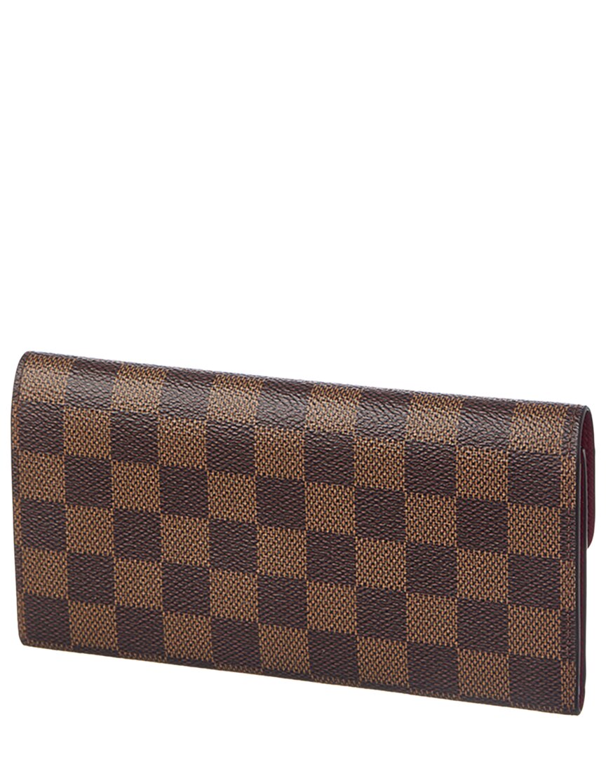Louis Vuitton Louis Vuitton Brown Damier Ebene Coated Canvas Emilie (Authentic Pre-Loved)