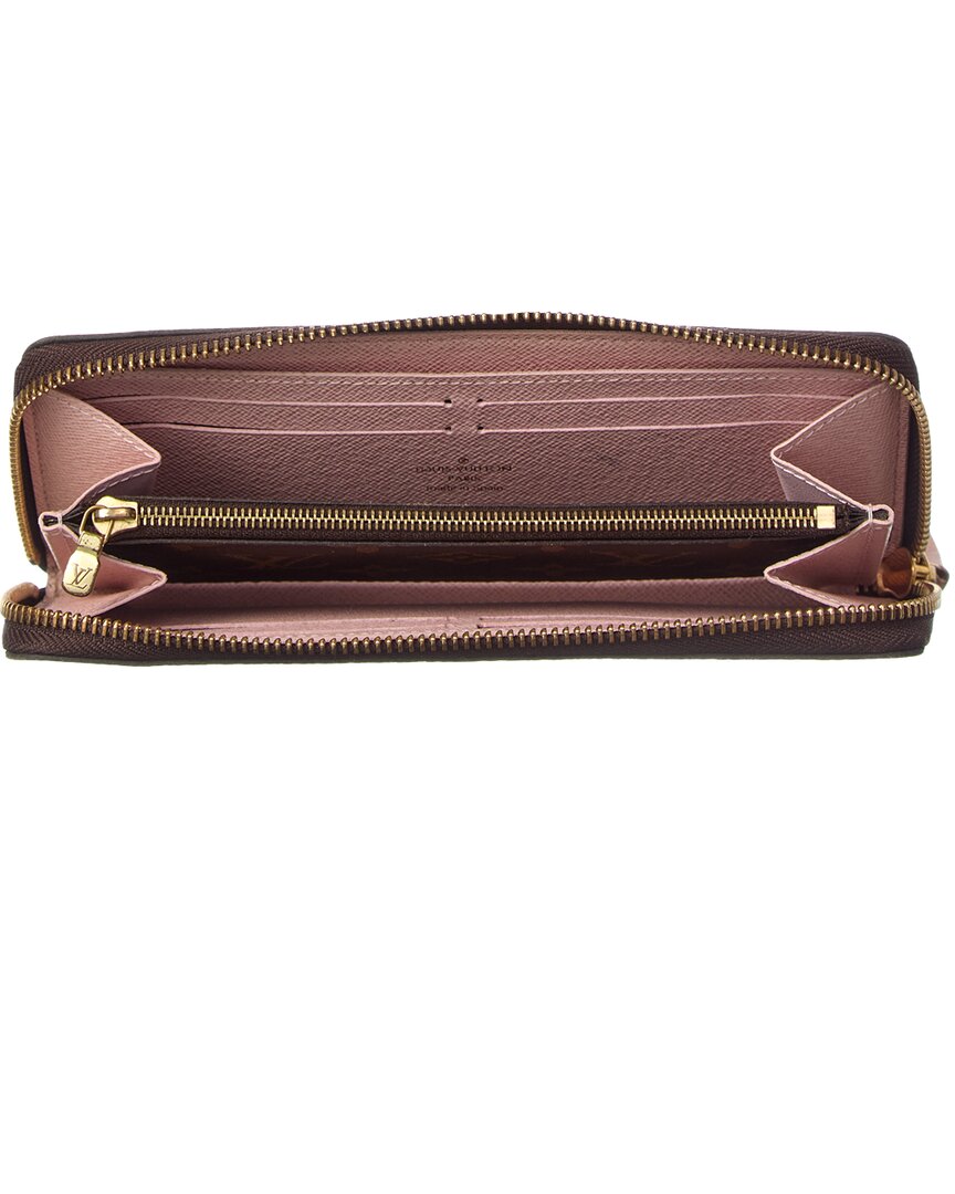 Louis Vuitton Louis Vuitton Brown Monogram Coated Canvas Clemence Wallet (Authentic Pre-Loved)