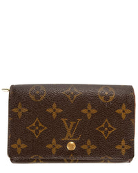 Louis Vuitton Louis Vuitton Brown Leather Porte-Tresor Zip (Authentic Pre-Loved)