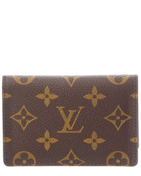 Louis Vuitton Louis Vuitton Monogram Canvas Card Case (Authentic Pre-Loved)
