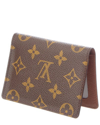 Louis Vuitton Louis Vuitton Monogram Canvas Card Case (Authentic Pre-Loved)