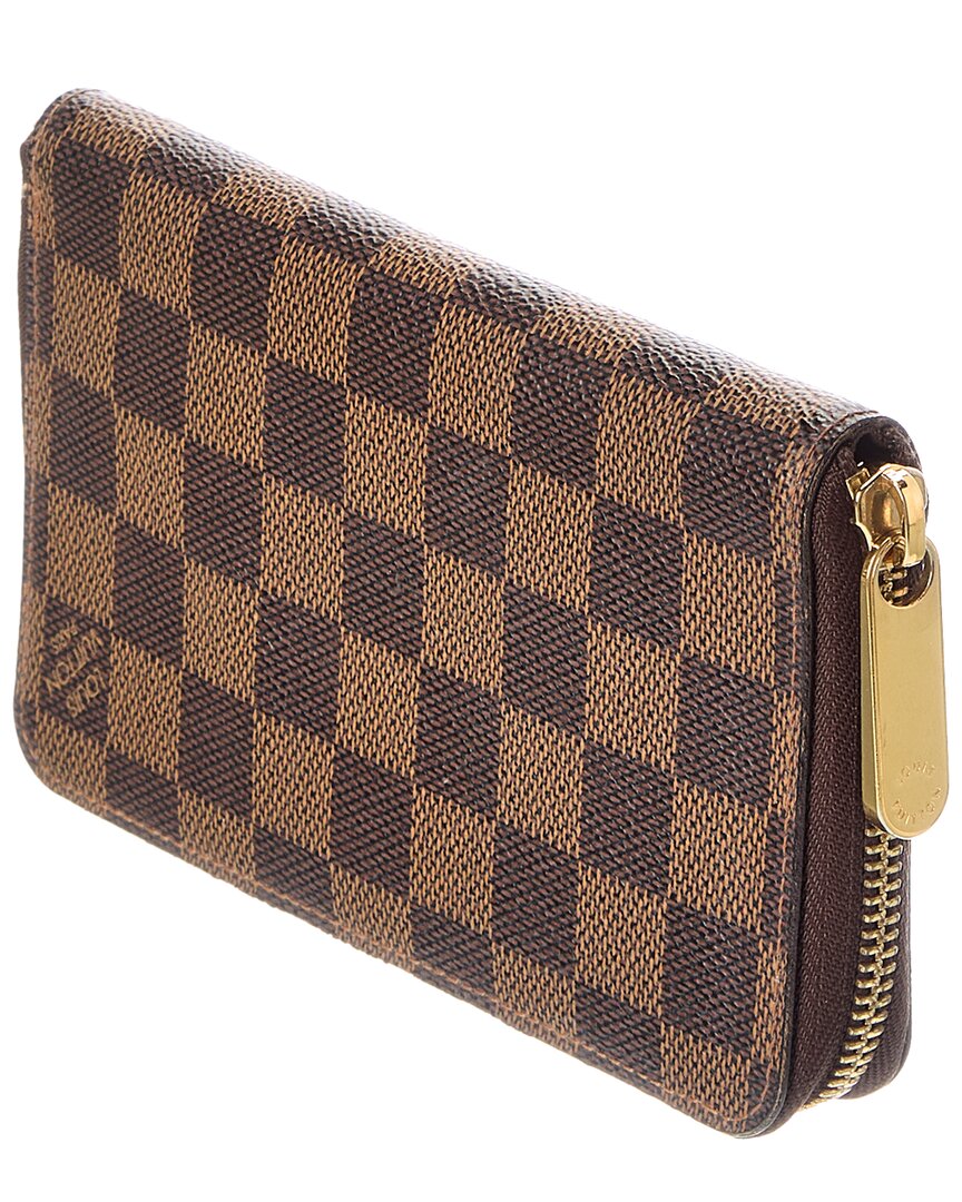 Louis Vuitton Louis Vuitton Brown Damier Ebene Zippy Compact Wallet (Authentic Pre-Loved)