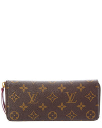 Louis Vuitton Louis Vuitton Brown Monogram Canvas Clemence Wallet (Authentic Pre-Loved)