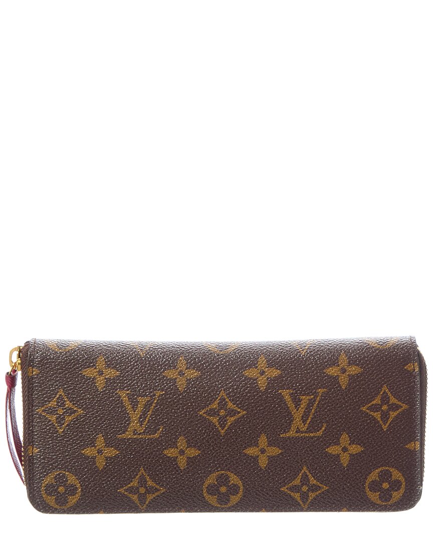 Louis Vuitton Louis Vuitton Brown Monogram Canvas Clemence Wallet (Authentic Pre-Loved)
