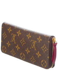 Louis Vuitton Louis Vuitton Brown Monogram Canvas Clemence Wallet (Authentic Pre-Loved)