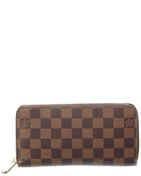Louis Vuitton Louis Vuitton Brown Damier Ebene Zippy Wallet Nm (Authentic Pre-Loved)