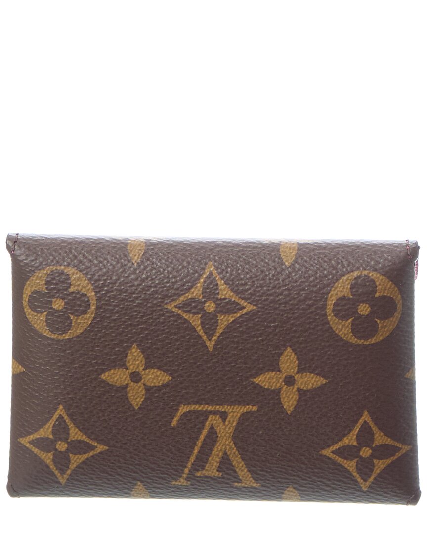Louis Vuitton Louis Vuitton Pondichery Pink Monogram Canvas Colormania Card Holder (Authentic