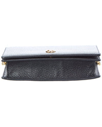 Gucci Gucci Black Calfskin Leather Gg Marmont Mini Wallet (Authentic Pre-Loved)
