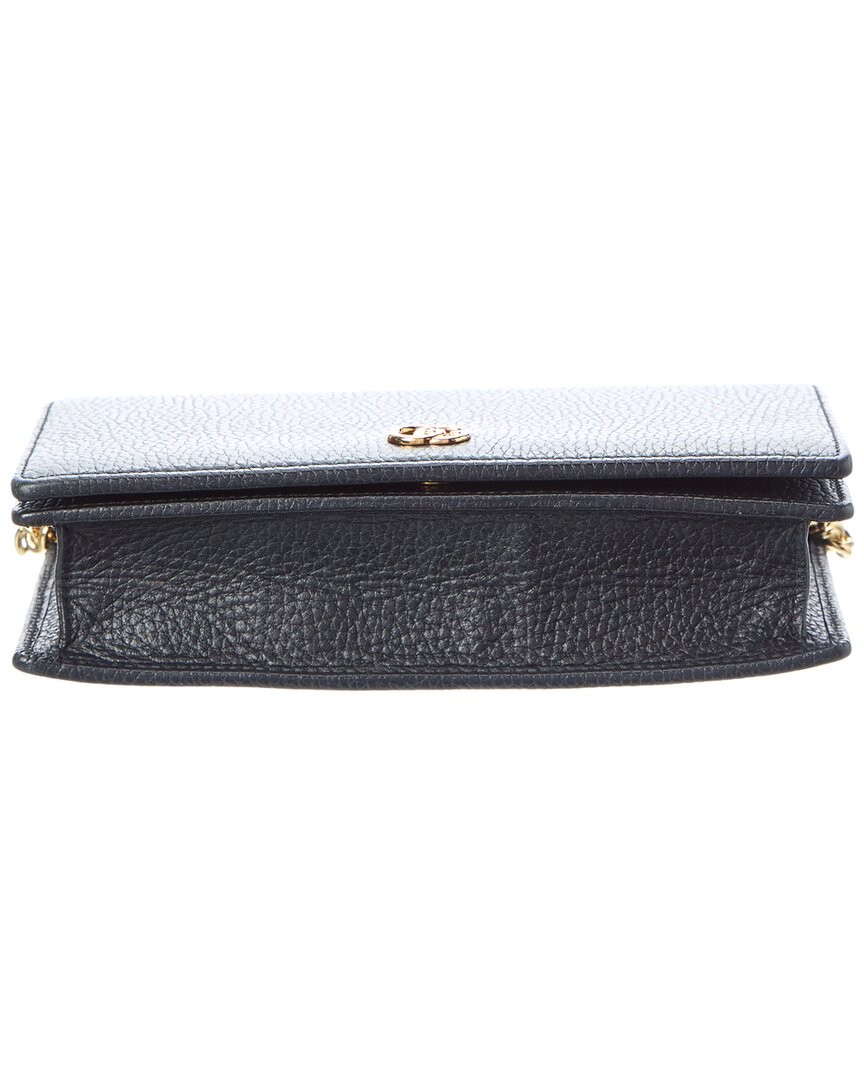 Gucci Gucci Black Calfskin Leather Gg Marmont Mini Wallet (Authentic Pre-Loved)