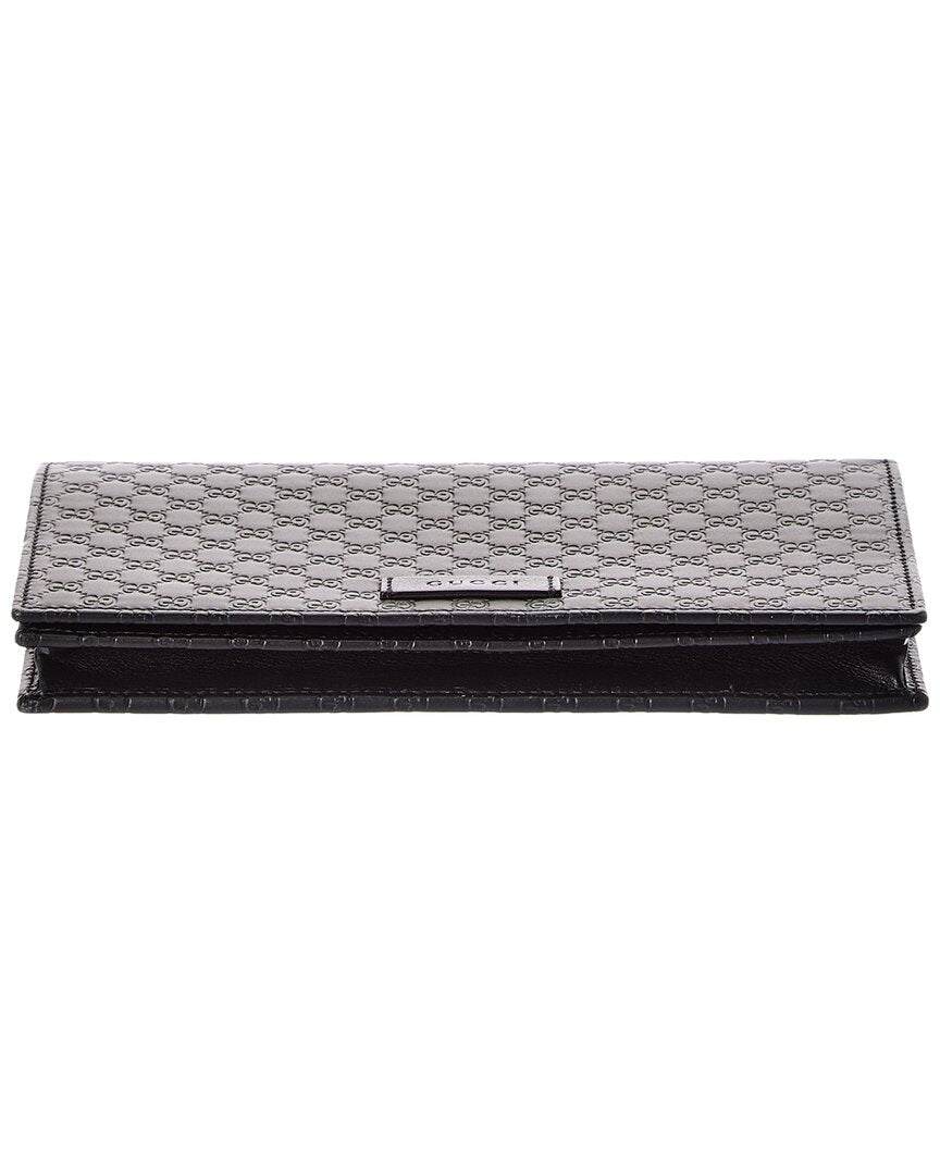 Gucci Gucci Black Soft Microguccissima Leather Wallet (Authentic Pre-Loved)