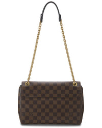 Louis Vuitton Louis Vuitton Brown Damier Ebene & Leather Vavin Wallet On Chain (Authentic