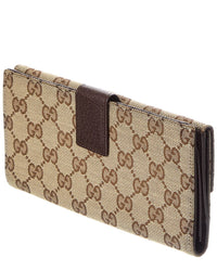 Gucci Gucci Brown Gg Canvas Eclipse Continental Wallet (Authentic Pre-Loved)