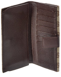 Gucci Gucci Brown Gg Canvas Eclipse Continental Wallet (Authentic Pre-Loved)