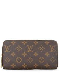 Louis Vuitton Louis Vuitton Pink Monogram Coated Canvas Zippy Continental (Authentic Pre-