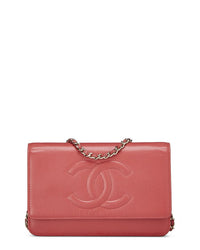 Chanel Chanel Pink Caviar Leather Timeless Cc Wallet On Chain (Authentic Pre-Loved)