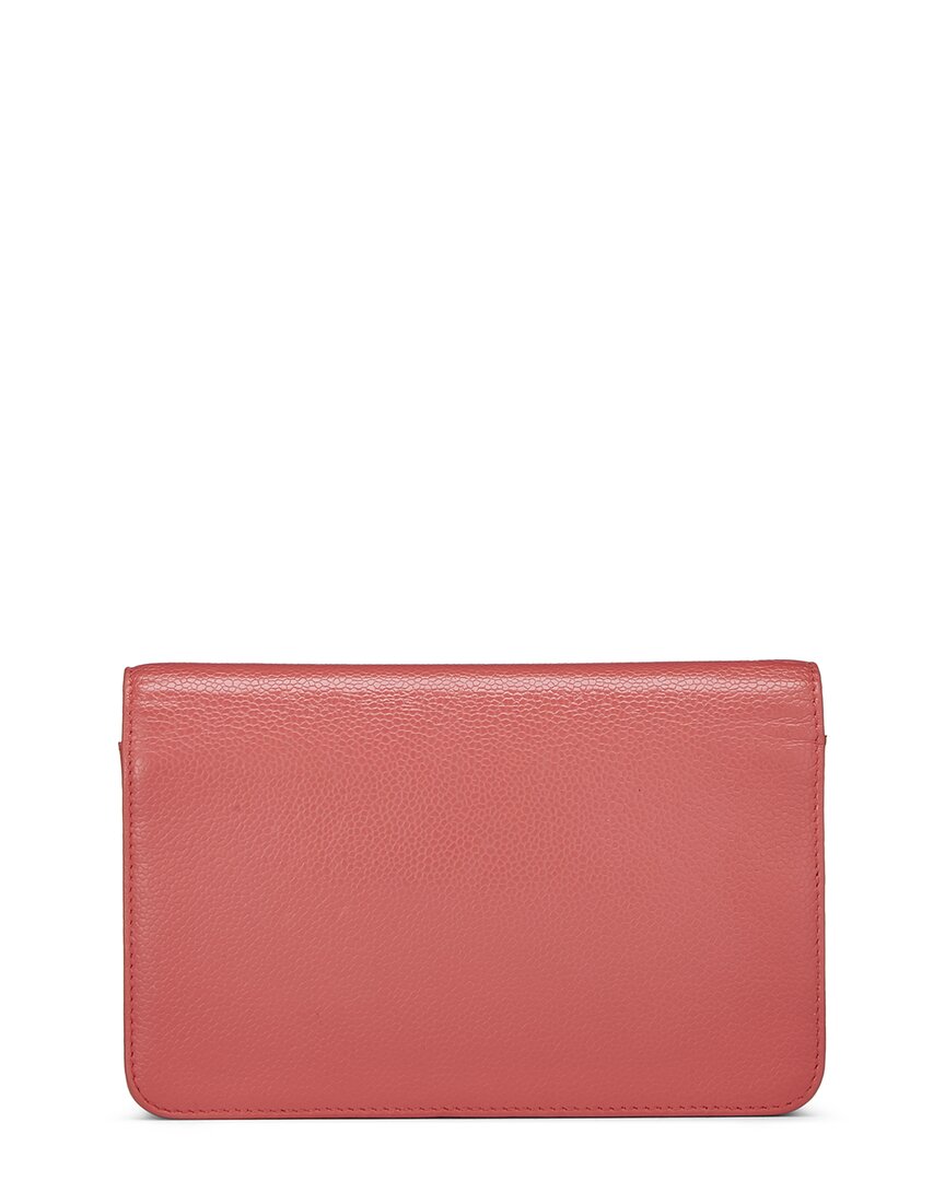 Chanel Chanel Pink Caviar Leather Timeless Cc Wallet On Chain (Authentic Pre-Loved)