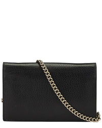 Louis Vuitton Gucci Black Leather Interlocking Crossbody Small (Authentic Pre-Loved)