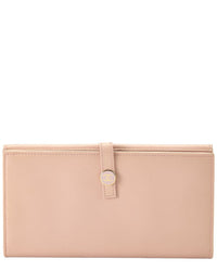 Louis Vuitton Chanel Pink Calfskin Leather Long Wallet (Authentic Pre-Loved)
