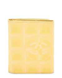 Louis Vuitton Chanel Yellow Nylon Travelline Compact Wallet (Authentic Pre-Loved)