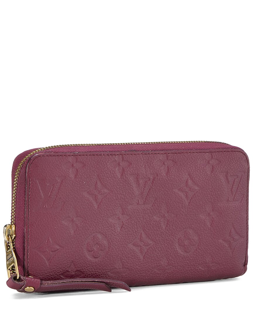 Louis Vuitton Louis Vuitton Pink Empreinte Leather Zippy Continental Wallet (Authentic Pre-