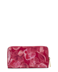 Louis Vuitton Louis Vuitton Pink Monogram Vernis Ikat Zippy Continental Wallet (Authentic