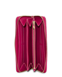 Louis Vuitton Louis Vuitton Pink Monogram Vernis Ikat Zippy Continental Wallet (Authentic