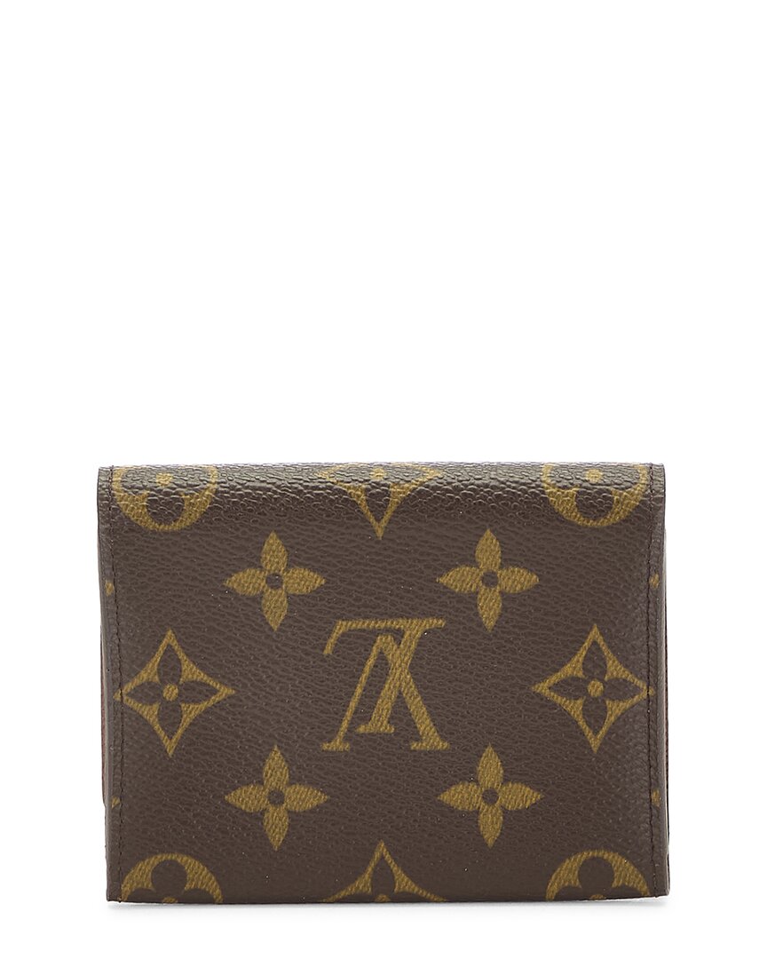 Louis Vuitton Louis Vuitton Brown Monogram Coated Canvas Business Card Holder (Authentic