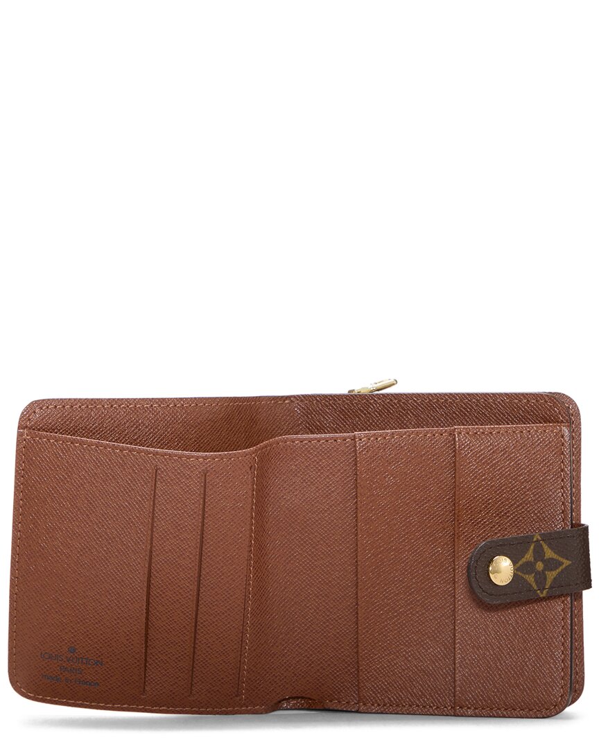 Louis Vuitton Louis Vuitton Brown Monogram Coated Canvas Compact Wallet (Authentic Pre-