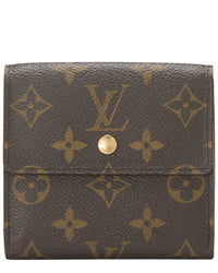 Louis Vuitton Louis Vuitton Brown Monogram Coated Canvas Elise Wallet (Authentic Pre-Loved)