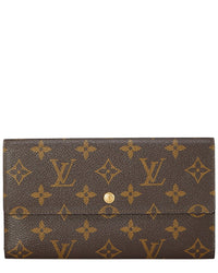 Louis Vuitton Louis Vuitton Brown Monogram Coated Canvas Porte Tresor International Wallet