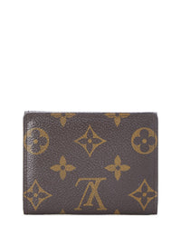 Louis Vuitton Louis Vuitton Brown Coated Canvas Brown Monogram Ludlow Card Holder (Authentic